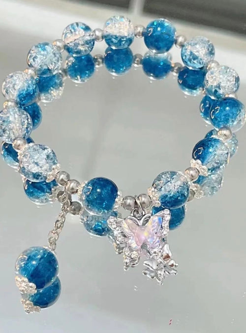 Broken butterfly charm bracelet 🦋